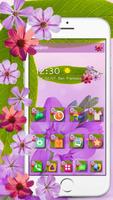 Summer flower theme โปสเตอร์