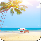 Zomer behang-icoon