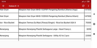 Katalog Maspion Indonesia - Price List Harga Onlne capture d'écran 2