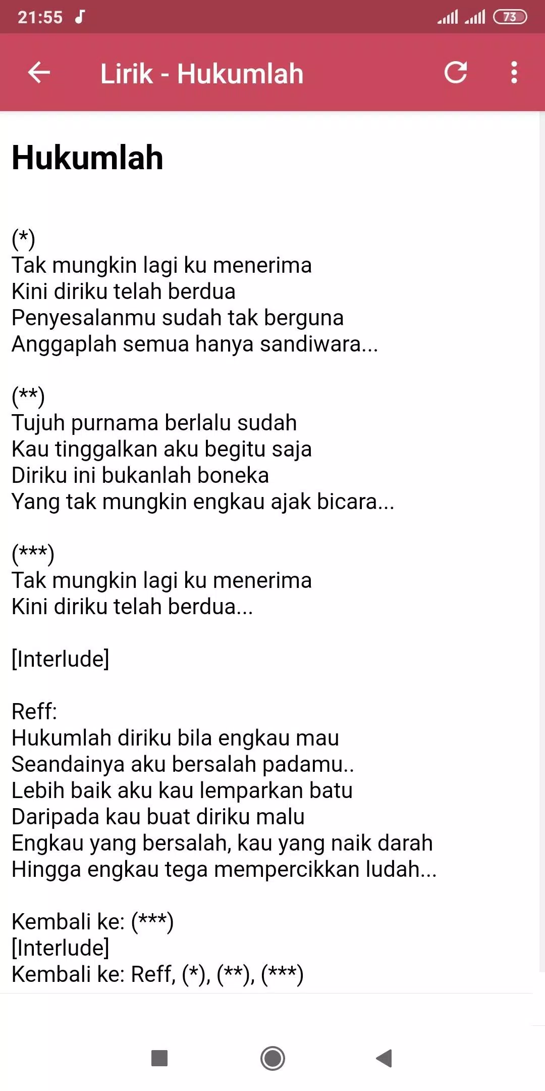 Lirik Lagu Dusta Rita Sugiarto