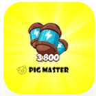 Pig master Free Coin and Spin Guide icône