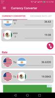 US Dollar To Argentine Peso and MXN Converter App screenshot 2