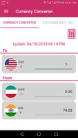 USD To Kuwaiti Dinar and Indian Rupee Converter imagem de tela 1