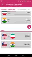 USD To Kuwaiti Dinar and Indian Rupee Converter capture d'écran 2