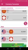 US Dollar To Macedonian Denar and CHF Converter syot layar 2