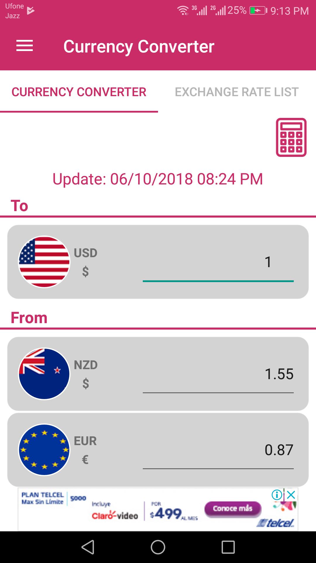 Us Dollar To New Zealand And Euro Converter Pour Android New Zealand Dollar And Euro Converter