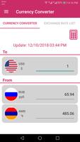 US Dollar To Russian Ruble and AMD Converter App capture d'écran 1