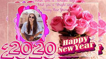New Year Photo Frame Affiche