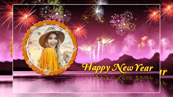 New Year Photo Frame imagem de tela 2