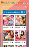 Happy Birthday Song Maker - photo slideshow Cartaz