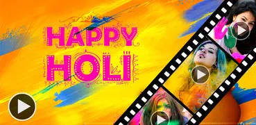 Happy Holi Video Maker