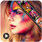 Happy Holi Video Maker icon