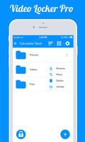 Calculator Vault : Video Locker captura de pantalla 1