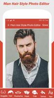 Man Hair Style Photo Editor скриншот 1