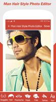 Man Hair Style Photo Editor скриншот 2