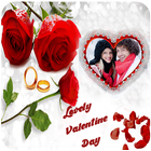 Valentine Day Photo Frame-icoon