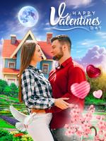 Valentine Day Photo Frame पोस्टर