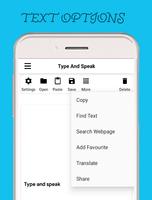 Type and speak تصوير الشاشة 1