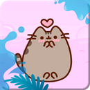 Pusheen Cat Kitten Live Water Effects Wallpapers aplikacja