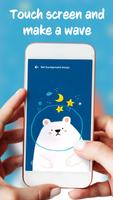 Teddy Panda Cute Animals Water Effects Wallpapers capture d'écran 3