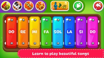 Learn Music & Songs Xylophone پوسٹر