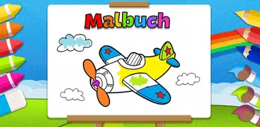 Malbuch-Kinder malen