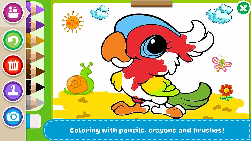 Coloring Book Kids Paint For Android Apk Coloring Book Kids Paint Poster