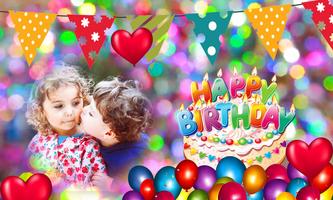 Happy Birthday Photo Frames imagem de tela 2