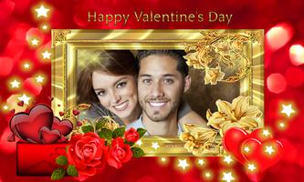 Valentine Day Photo Frame Plakat