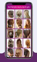 Girls Hairstyles Step by Step capture d'écran 1