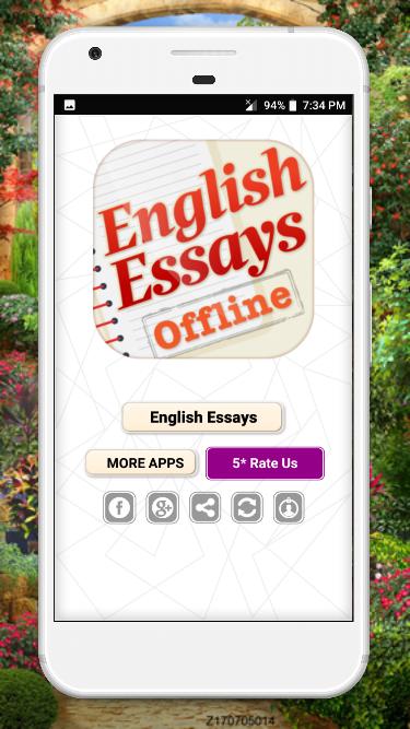 Essay About Learning English Language Thesis Statement Persuasive Essay also Apa Format Sample Paper Essay English Essay Writing Book Free App For Android Apk Download Animal Testing Essay Thesis