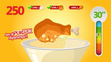 Puk puk : Dikit Nempel di Makanan স্ক্রিনশট 1