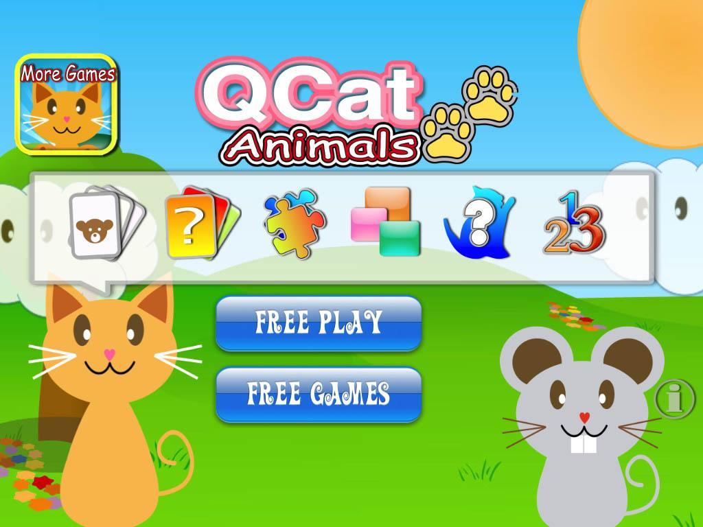 Cat animal игра. QCAT. Бесплатное игры про кошек