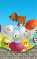 Poster QCat - bambino felice uovo
