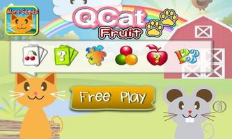 QCat Games : fruit पोस्टर
