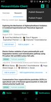 ResearchGate-Client screenshot 1