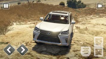 پوستر Lexus LX 570 Offroad Car Drive