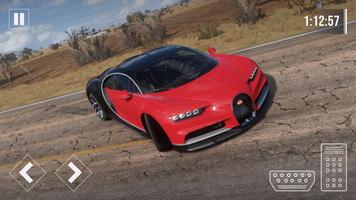 Chiron Super Driving Bugatti poster