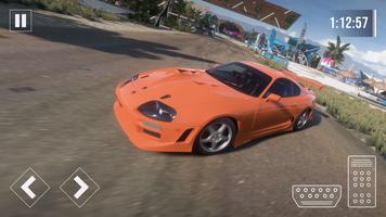 Driving Toyota Supra постер