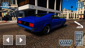 Car Ford Mustang Racing Game capture d'écran 2