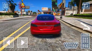 Electric Tesla S: Driving Game capture d'écran 2