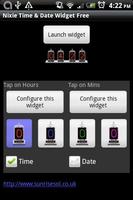 Nixie Temps et Batterie Widget capture d'écran 3