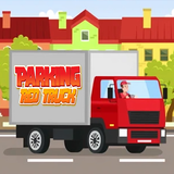 Parking Red Truck Game icon