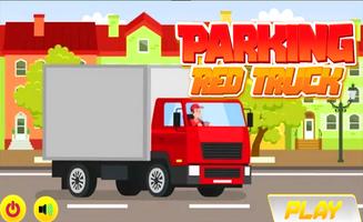 Parking Red Truck Game الملصق