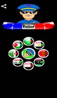 دعوة وهمية شرطة الاطفال Cartaz