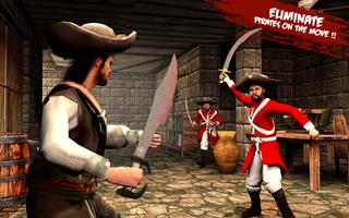 Пиратская бухта: Карибский тюремный пиратские игры постер