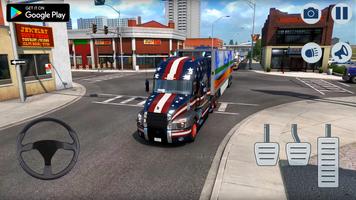 American Truck Cargo Simulator Affiche