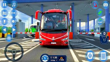 City Bus Drive Coach Simulator постер