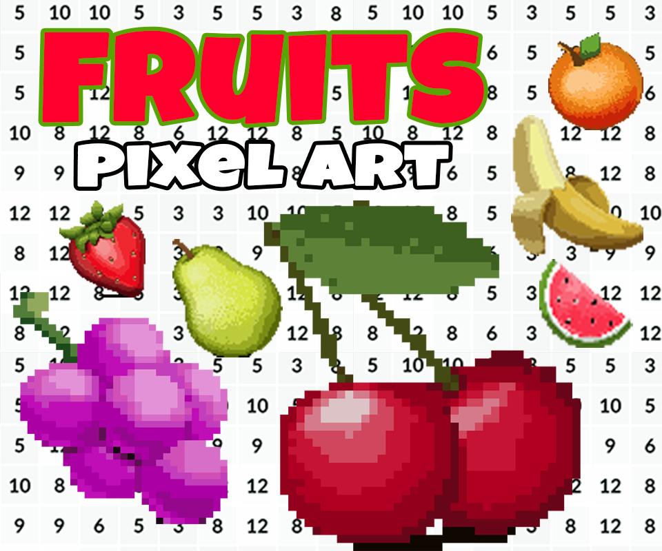 Пиксель фрукты. Для игры пиксельный фрукты.