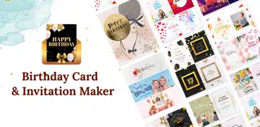 誕生日カード - 設計 招待状 & グリーティングカード